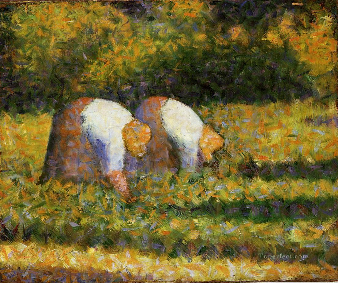 farm women at work 1883 Oil Paintings
